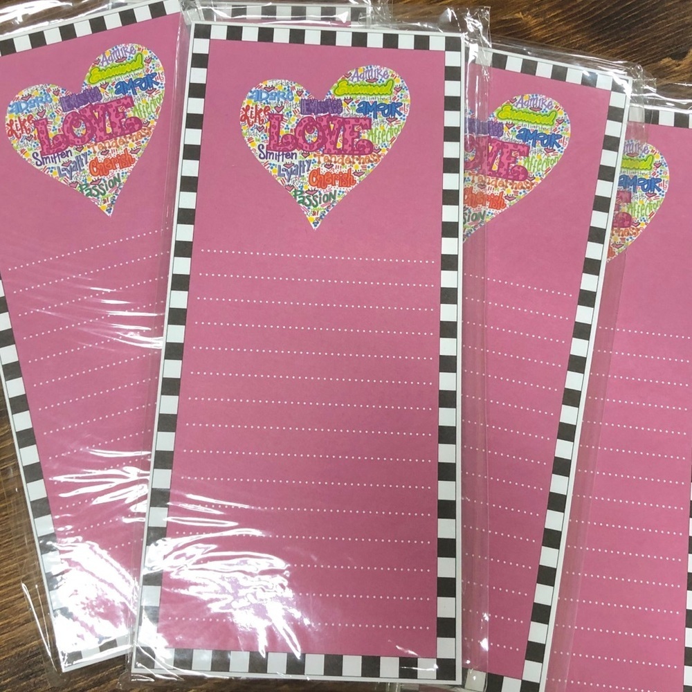 🌷4 Love Notepads